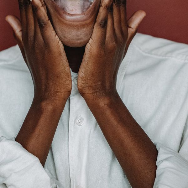 Person feeling vibrant and energetic after a light workout.